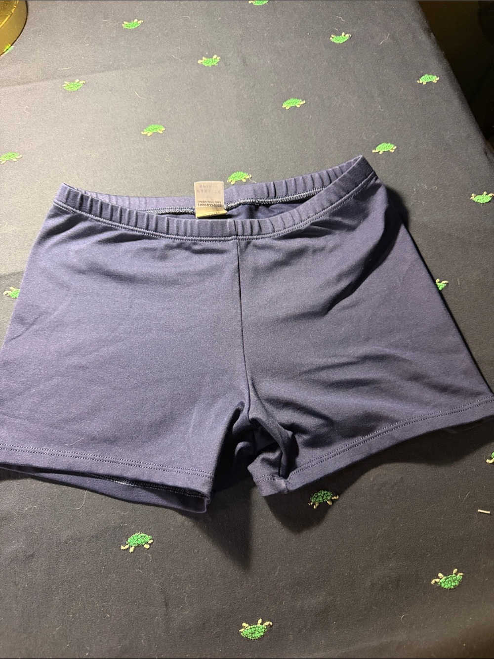 Varsity Navy Bike Shorts